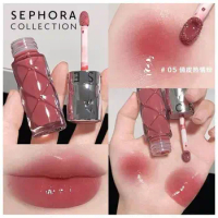 Sephora Liquid Lipstick Lasting Non-stick Cup Mirror Lip Glaze Lip Gloss Natural Nude Color Sexy Lip Makeup Maquillage Косметика