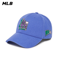 【MLB】可調式硬頂羊毛棒球帽 LIKE系列 洛杉磯道奇隊(3ACPL0426-07BLS)