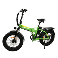 Ebike 750W motor snow electric bicycle 48V13AH lithium battery electric bike 20 inch 4.0 fat tire folding electric bike