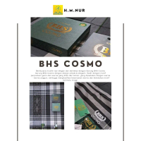 Sarung BHS Cosmo GOLD Hitam & Putih ORI FULL TAG - FREE GOODIE BAG EKSLUSIF BHS Murah Berkualitas L