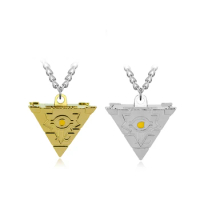 Anime Yu-Gi-Oh Necklace YGO Millenium Puzzle YuGiOh Yugi Millennium Pendant Necklace for Women and Men Jewelry Accessories