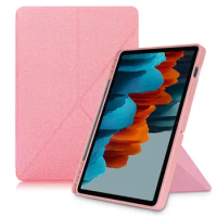Case For Samsung Galaxy Tab S7 S8 Plus Thin Magnetic Stand Cover For Galaxy Tab S7 FE Auto Sleep Wake Smart Case