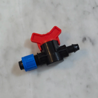 MINI VALVE OFFTAKE 12 MM KE SELANG DRIP TAPE 16 MM 1/2 INCH STOP KRAN PVC