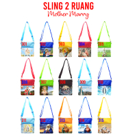 Sling 2 Ruang Seri Bunda Maria Mother Mary Virgin Mary Souvenir Dompet Rosario Kristen Katolik Krist