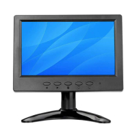 ZHIXIANDA 7 Inch 1024*600 Monitor Small LCD Monitor Lcd Monitor Portable LCD Monitor With AV/BNC/VGA/HDMI/USB Two Speakers