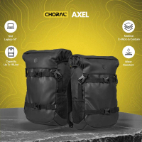 Choral Axel Backpack | Tas Ransel Pria | Tas Punggung | Tas Travel | Ransel Hitam
