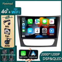 For Mercedes Benz E-class CLS W211 2005 - 2008 Android 13 Car Radio Multimedia Player Navigation GPS Carplay Auto Stereo Monitor