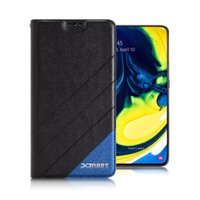Xmart for 三星 Galaxy A80/ A90  完美拼色磁扣皮套