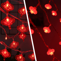半島良品 1.5米節慶風燈串 新年佈置 LED燈串 新年裝飾 燈籠燈 中國結 燈串 新春佈置 (2款)