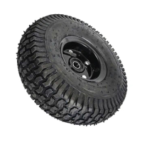 10 Inch 4.10/3.50-4 Inflate Tire Wheel For Trolley Mobility Electric Scooter Comfortable And Wearproof