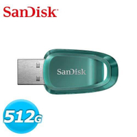 【現折$50 最高回饋3000點】SanDisk Ultra Eco USB 3.2 CZ96 512GB 隨身碟