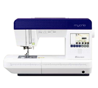 日本代購 HappyJapan mycrie FFH-8000 裁縫機 縫紉機 彩色液晶螢幕 百種車縫圖樣 附擴展台