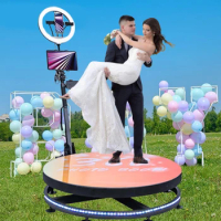 Party Slow Spinning Portable Camera 360 Degree Photo Booth Photobooth Video 360 Camera Photo Booth Automatic With Case For Ipad