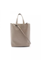 Celine Pre-Loved Celine Vertical Small Hippopotamus Handbag tote bag leather Gray brown 2WAY