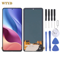 OLED Material LCD Screen and Digitizer Full Assembly For Xiaomi Redmi K40 /K40 Pro/11i/11X/11X Pro/Poco F3/Black Shark 4/4 Pro