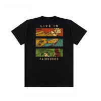 Áo thunFairgoods  Live In Vibes Đen SIZE Size S
