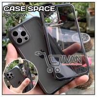 Casing Silikon Transparan Space TPU Sam A04 - Hitam - Cover Case