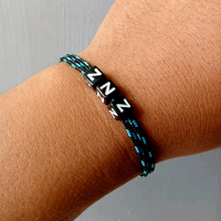 Gelang Nama Anak Dewasa Tali Prusik Simple Slide Tarik Ulur dengan Personalisasi Nama Bracelets