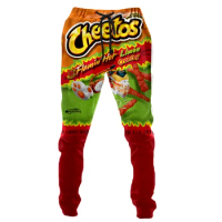 Hot Cheetos Food Snack Tuck 3D Print Trousers Men Sweatpants Casual Long Joggers Streetwear Autumn Sports Pants-5