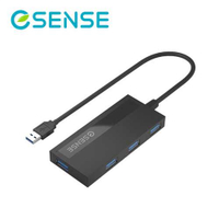 Esense USB3.0 HUB 4埠 高速傳輸 01-ELS349BK原價399(省50)