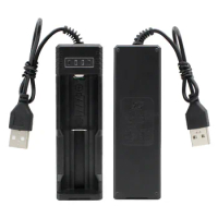 Universal USB Smart Single Slot Charger 18650 Charger USB Charging Nickel Hydrogen Battery Charger 26650 Charger 3.7V-4.2V