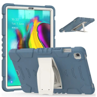 For Samsung Galaxy Tab S5e 10.5 inch 2019 SM-T720 SM-T725 Case Kids Safe Armor Shockproof PC Silicon Hybrid Stand Tablet Cover