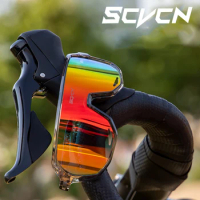 SCVCN Cycling Glasses Photochromic Sunglasses for Men MTB Bike Road Bicycle Eyewear Cycle Goggles Sports UV400 Hunting Driving