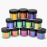 5Gram Super Chrome Color Changing Glitter Cosmetic Eyeshadow Nail Chameleon Pigment Powder