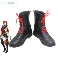 Game Ensemble Stars Kiryu Kuro Cosplay Shoes PU Leather Shoes Halloween Carnival Boots Props Custom 