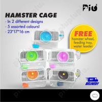 24HR SHIP HAMSTER CAGE Portable Hamster Cage Little Crystal Garden Cheap Hamster Cage Full Set Trave