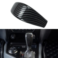 ABS Carbon Fiber Car Gear Head Shift Knob Cover Handball Trim Sticker for Ford Ranger 2015-2018