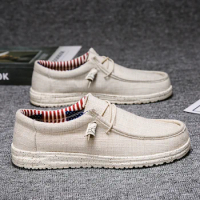 Men's Casual Shoes Walking Boat Shoes Comfortable Lightweight Walking Work Shoes Suitable For Home Travel