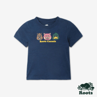 Roots Roots 小童- BUDDY FRIENDS短袖T恤(藍色)