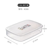 日本進口nakaya雪櫃收納盒保鮮盒食品級廚房密封盒雪櫃冷凍儲藏盒