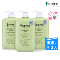 【PiPPER STANDARD】沛柏鳳梨酵素洗碗精柑橘900mlx3(天然酵素溫和低敏不傷手/碗盤餐具洗潔精)