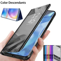 For Honor X8 X7 X9 X9A Case Mirror Flip Holder Cover For Honor 70 50 10i 9A 9C 9X 30 20 Pro 9 10 10X Magic 5 Lite Bracket Case