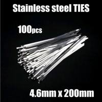 KABEL TIES STAINLESS 4.6 X 200 mm