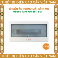[Chính Hãng] Tủ điện âm tường Asia, tủ Át Asia, tủ Aptomat Asia, mặt kính Mờ thân nhựa HIPS siêu bền
