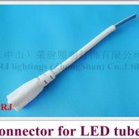 wholesale led wire cable connector for integrated LED tubes T8 / T5 15cm 3 pin 1 plug 300V free shipping