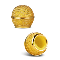 Bolymic Gold Plated, 2 pcs Mesh Microphone Grille for Shure SM58 565SD-LC Microphone microfone