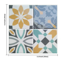 Self Adhesive Vinyl Kitchen Wall Tiles Waterproof 3D Peel and Stick Backsplash Bathroom Wallpaper Sticker Tile