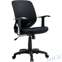 NICK 透氣網背防潑水布面坐墊辦公椅/電腦椅-多色