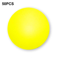 [HWSPORT]50Pcs/Pack 40mm Frosted Ping-Pong Ball Portable White Orange Rust Resistant Table Tennis Ball ABS Training Balls