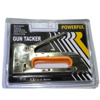 Staples Stapler Tembak Kertas Kayu Jok 13/4-6-8mm
