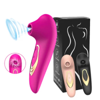 Powerful Clit Sucker Vagina Sucking Vibrator Female Clit Nipple Oral Vacuum Stimulator Massager Sex Toy for Adults 18