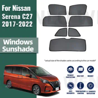 For Nissan SERENA C27 2017-2022 Car Sunshade Front Windshield Accessories Vehicle Curtain Side Window Sun Shade Visor Protector