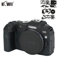 kiwi Anti-Scratch Protective Skin Film Fit Camera Body Sticker for For Canon EOS RP Matrix Black