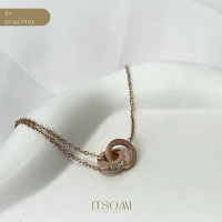 ITSOMI - Lie Bracelet / Gelang Wanita / Gelang Silver / Gelang Lapis Perak Silver