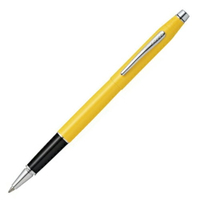 CROSS 高仕 新世紀系列  海洋水系色調貝殼珍珠黃鋼珠筆 / 支 AT0085-126
