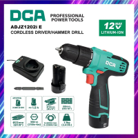 DCA ADJZ1202IE 12V Cordless Driver Impact Drill 35NM Hammer Drill battery Drill Impak Bateri
